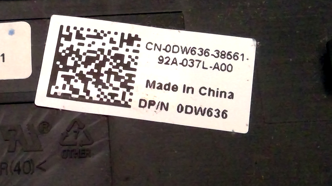 DW636 Genuine OEM DELL Latitude E5500 Laptop Power Button Hinge Cover Strip