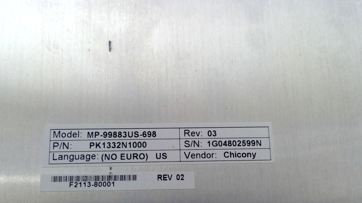 HP Omnibook XE Keyboard PK1332N1000 F2113-80001 MP-99883US-698 US