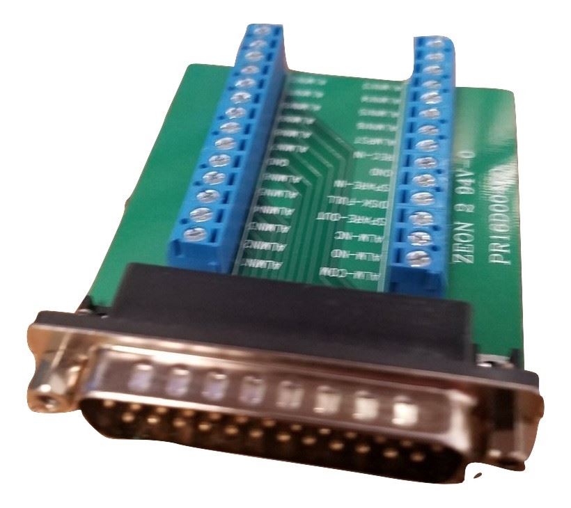 Zeon 2 94V-0 Custom 25-Pin Serial Port Adapter PR16D004G0