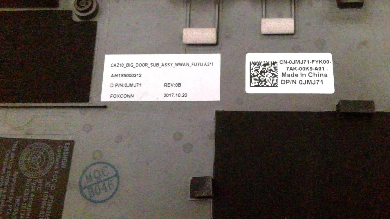 Dell Latitude 7280 Laptop Bottom Case Cover Black Assembly JMJ71