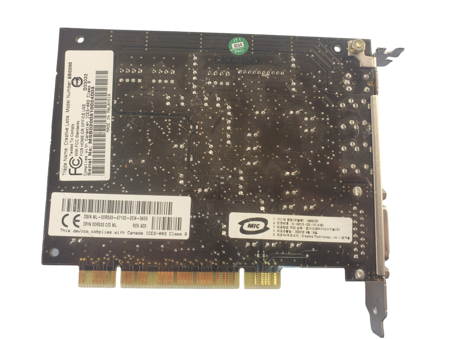 Creative Sound Blaster Live! Sound Card SB0200