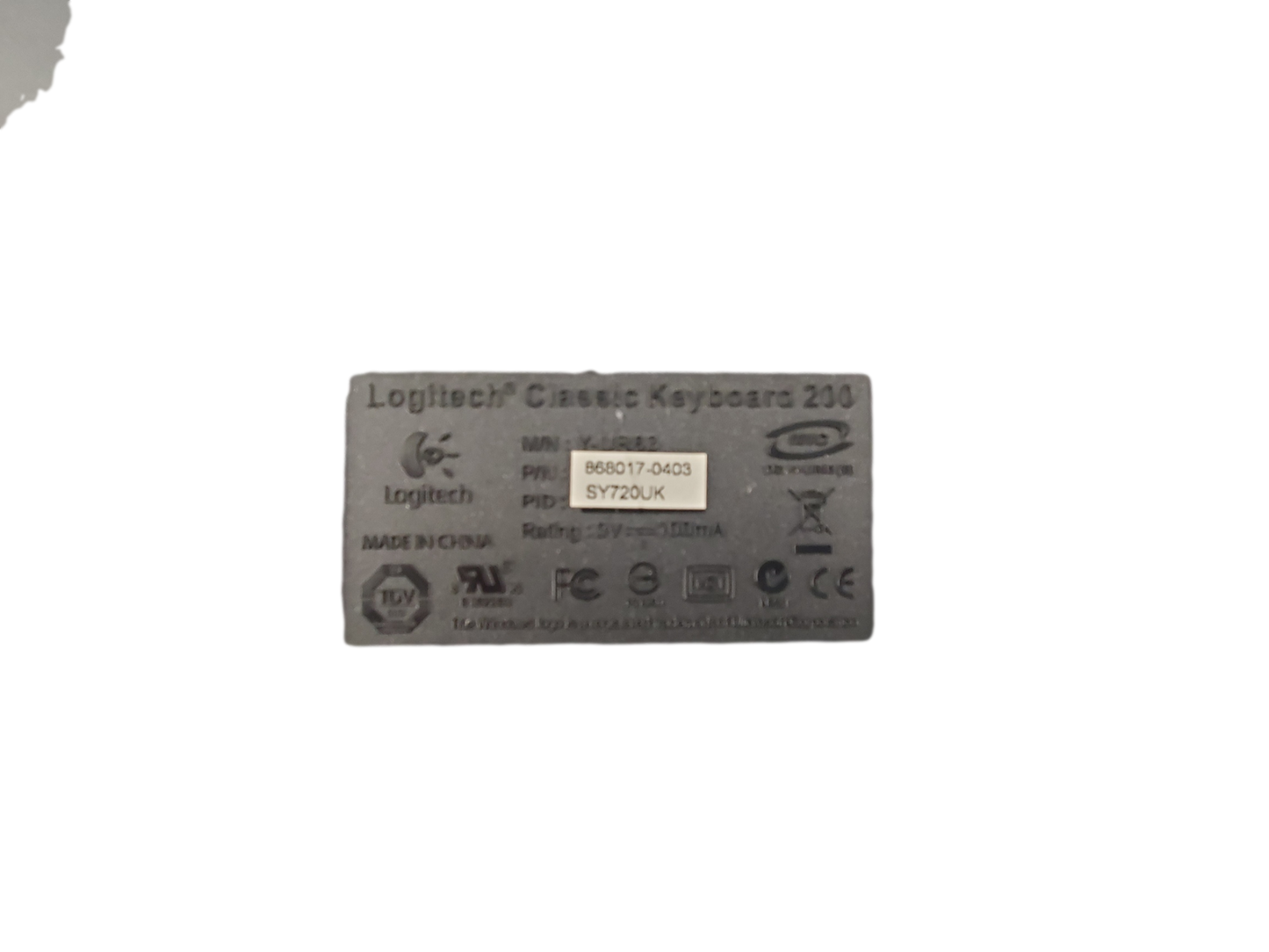 Logitech Classic 200 Wired USB Keyboard