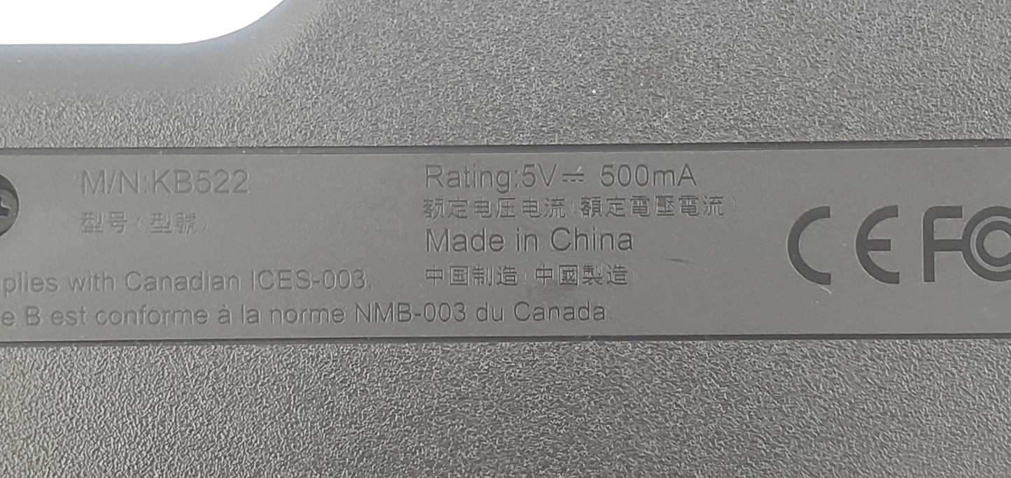 Dell KB522 Wired USB Keyboard Black