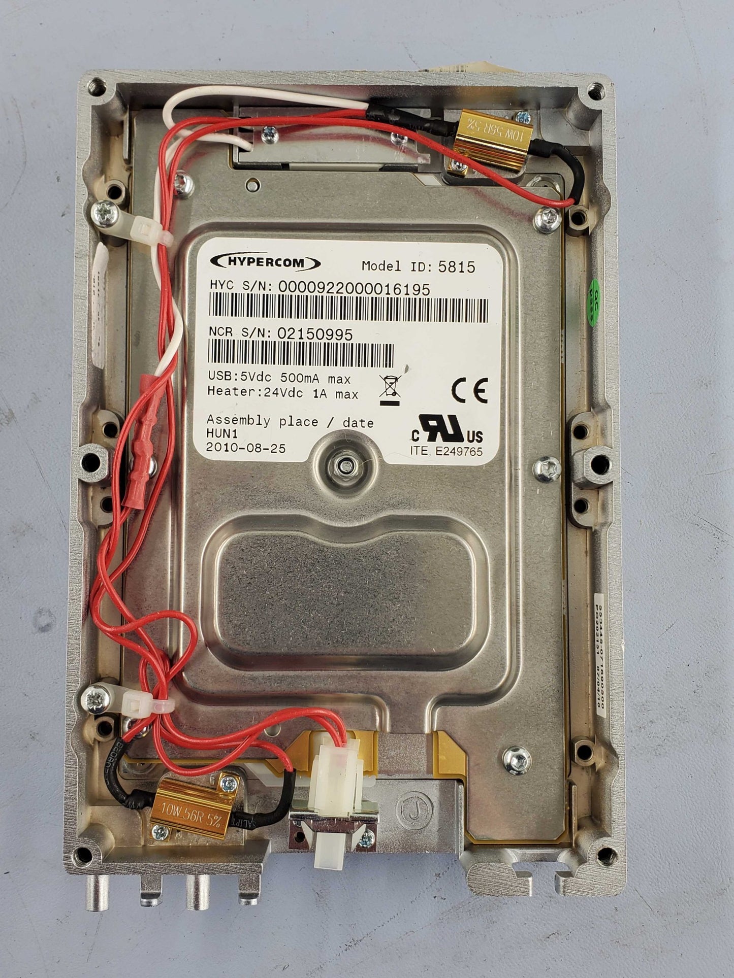 Hypercom 5815 Mac Machine Keypad w/ heat assembly