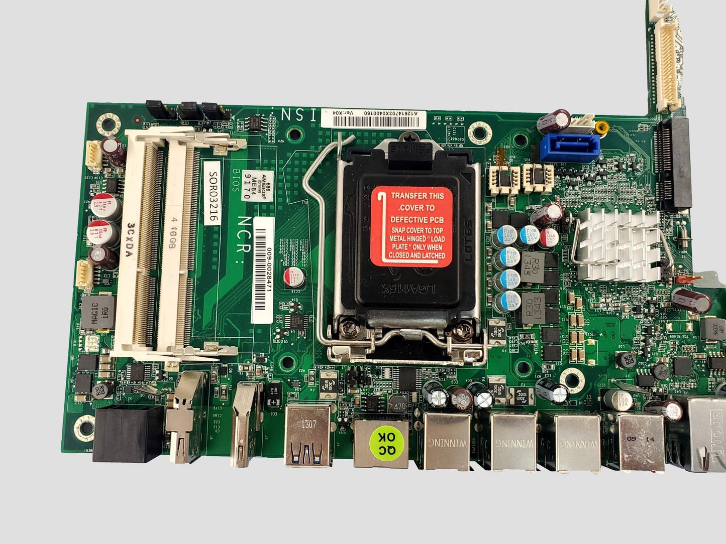 NCR PS180 Motherboard A12614703x0400160 497-0523704