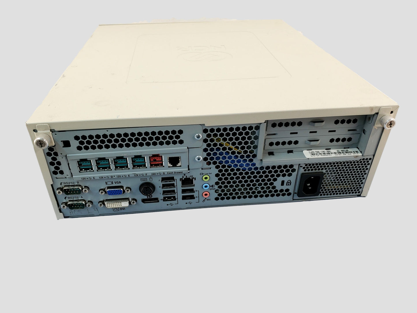 NCR RealPOS 7459-5400-8801 Pentium Dual 1.8Ghz 4GB RAM 240 GB No OS