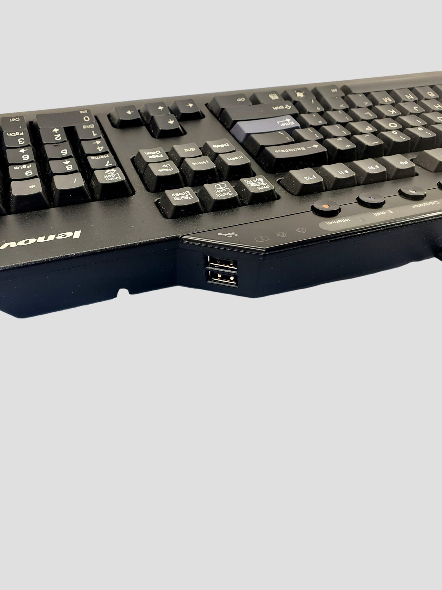 Lenovo SK-8815-USB Black Keyboard with Numeric Keypad