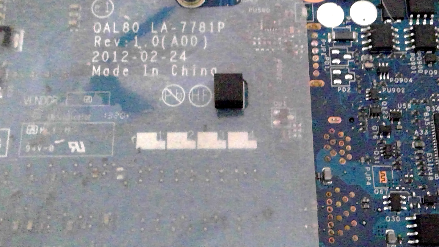 Dell Latitude E6430 Laptop Motherboard F761C Intel Models LA-7781P
