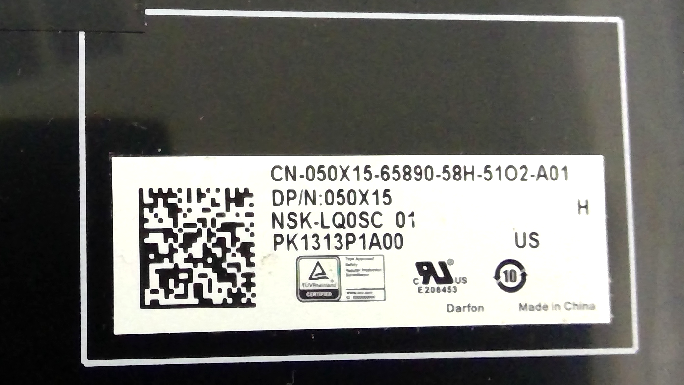 Dell Vostro 3458 US Keyboard 50X15