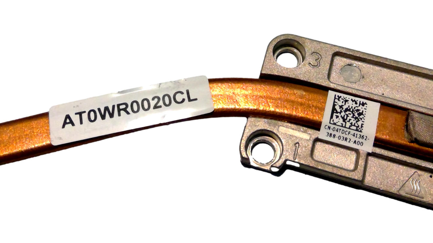 Dell Latitude E5540 CPU Cooling Heatsink AT0WR0020 4TDCF 04TDCF