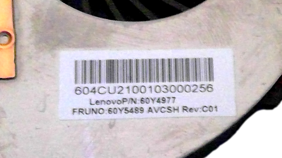 Lenovo Thinkpad T510 CPU Cooling Fan Heatsink 60Y5489