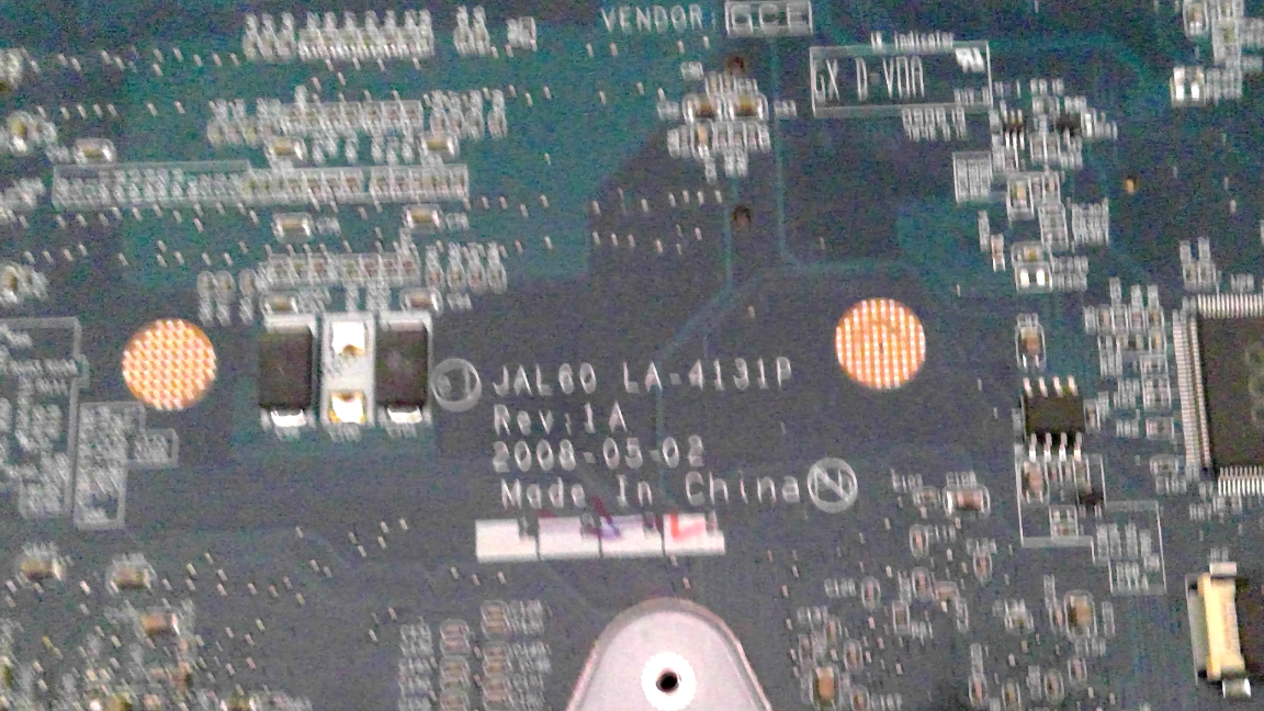 Dell Vostro 1710 Intel Core Motherboard DDR2 0X806C LA-4131P