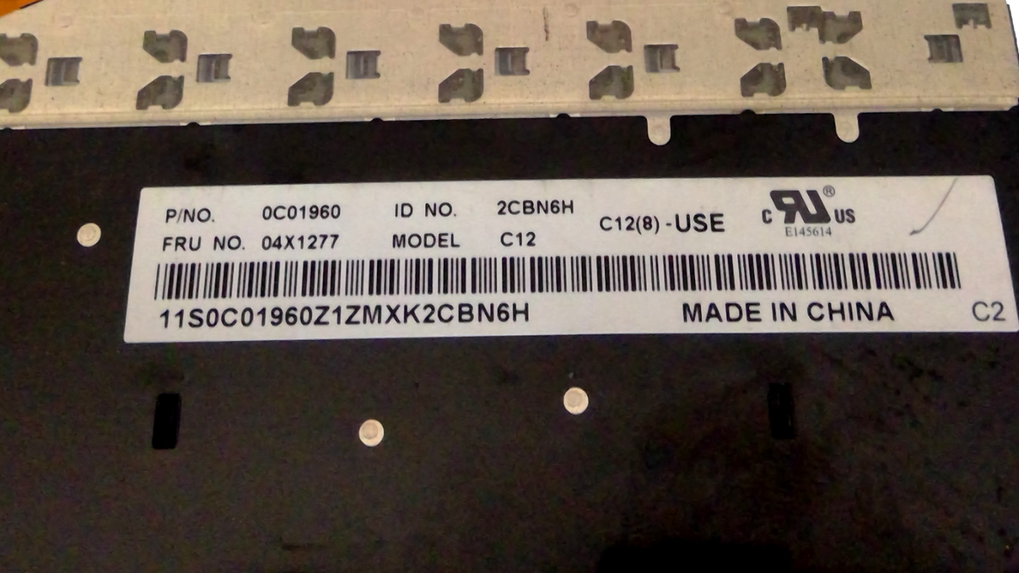IBM Thinkpad Keyboard 0C01960 C12