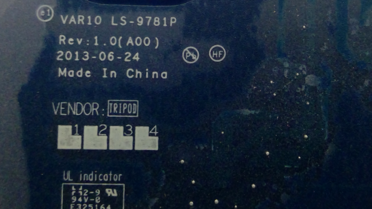 Dell Precision M6800 USB Audio Card Reader Input Output I/O LS-9781P 1PN90 01PN9