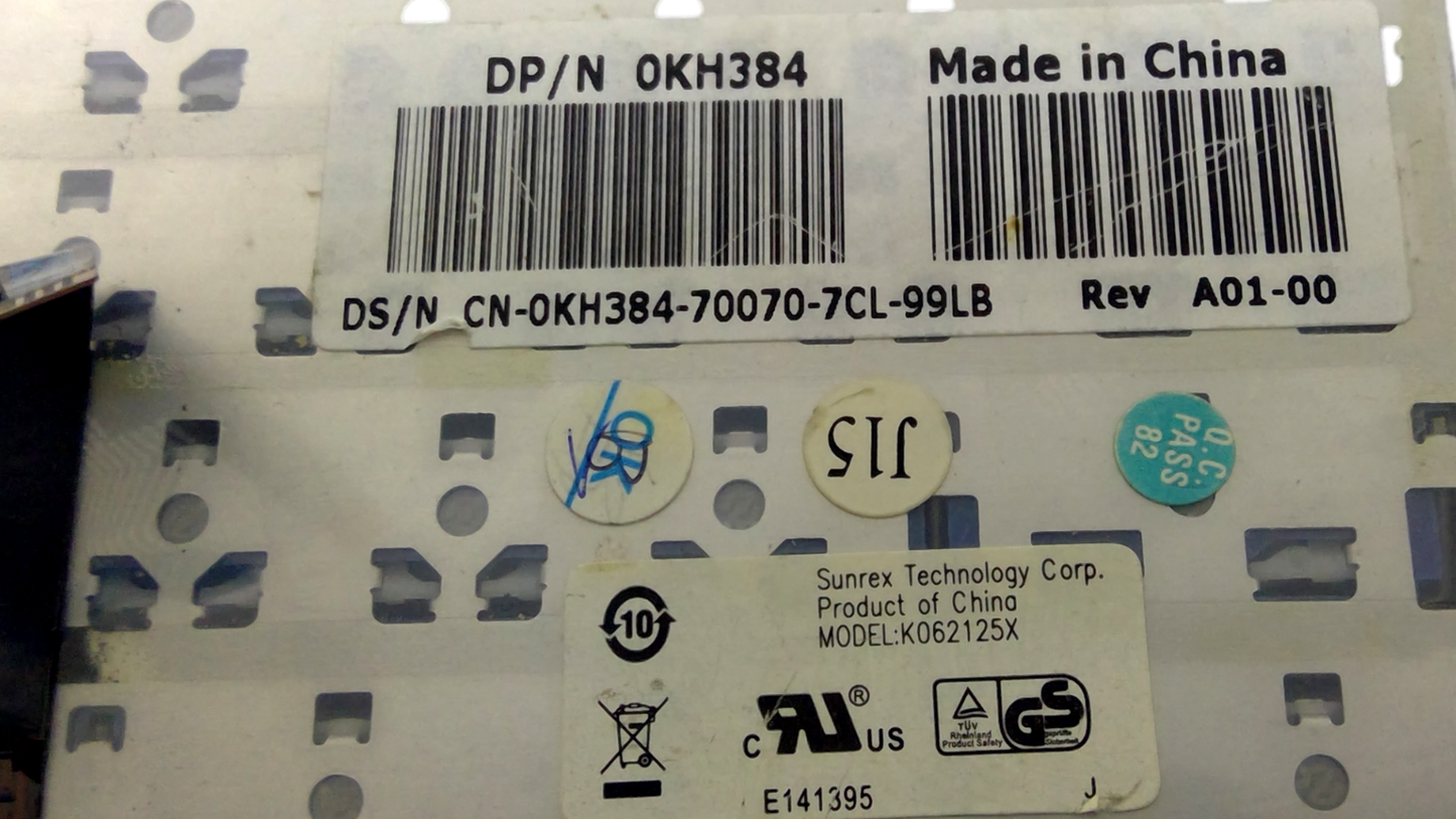 DELL KH384 0KH384 Kb 84 Dual Pointing Us Latitude D420 D430