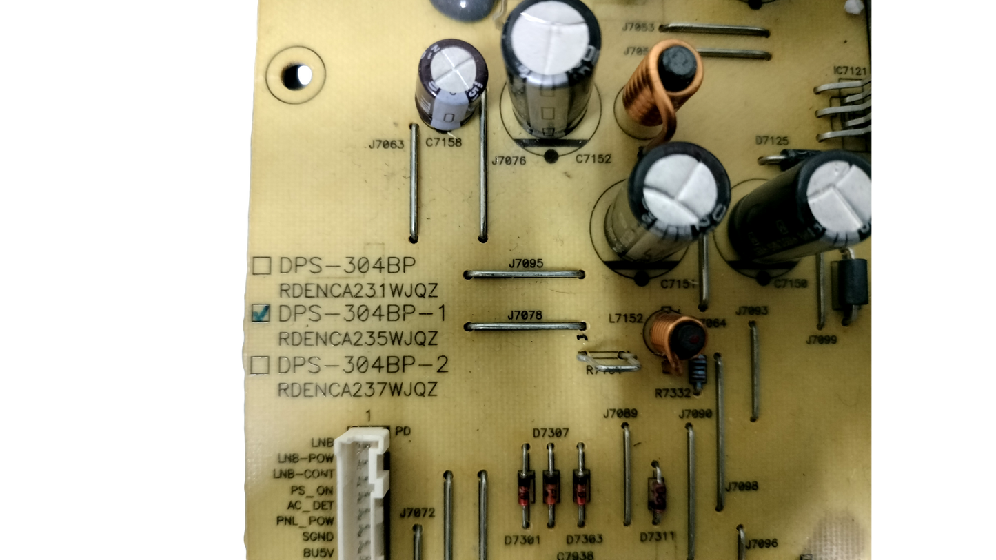 Sharp LC-46SB54U POWER SUPPLY DPS -304BP-1 A RDEBCA235WJQZ