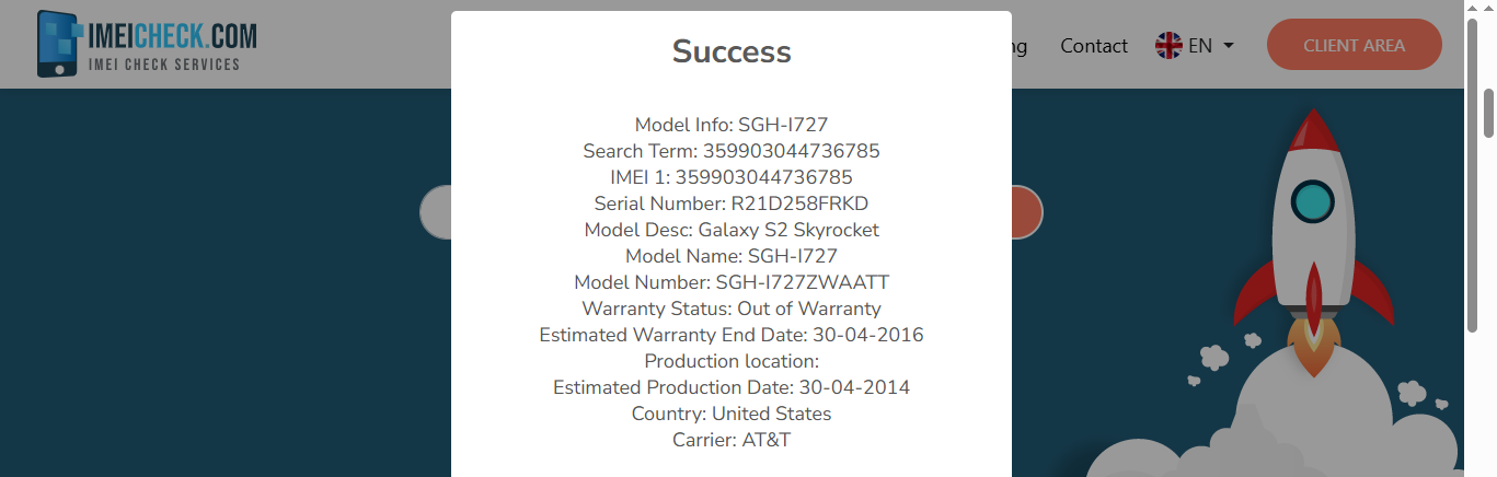 Samsung Galaxy S II 16 GB White AT&T
