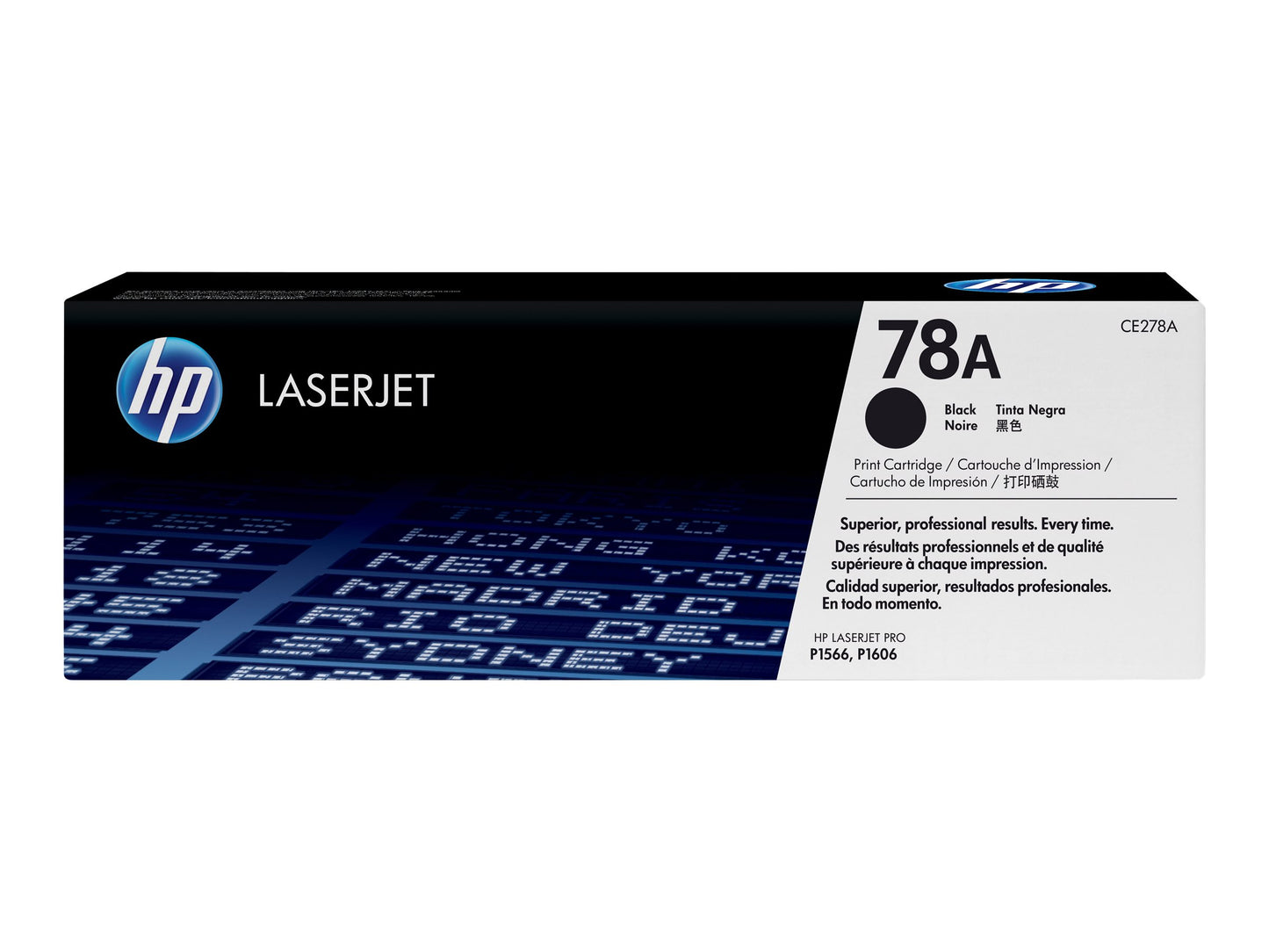 HP 78A BLACK TONER for LaserJet PRO P1566 P1606 CE278A