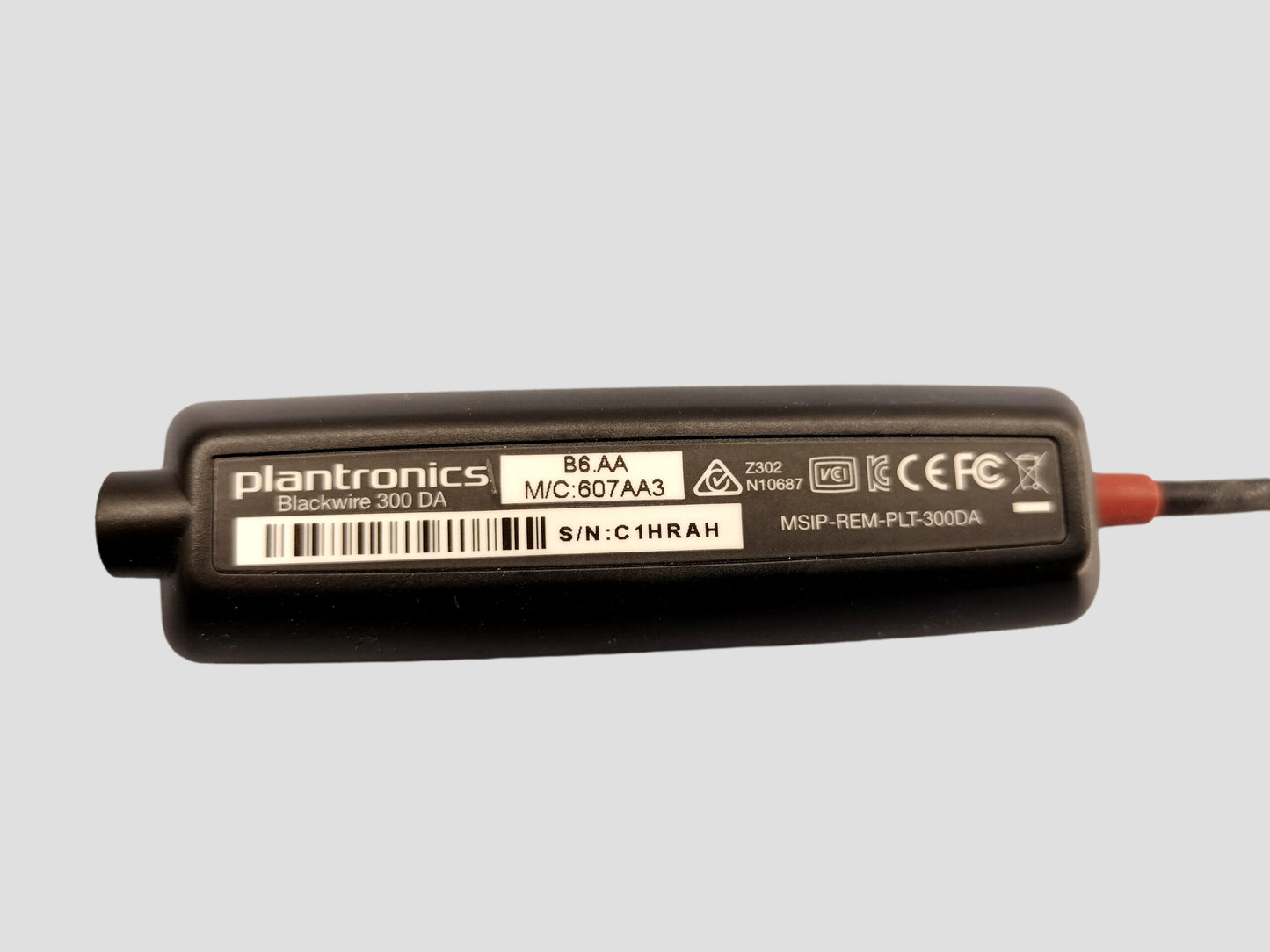 Plantronics Blackwire 300 DA Adaptor Stereo Headset 3.5mm to USB Adapter