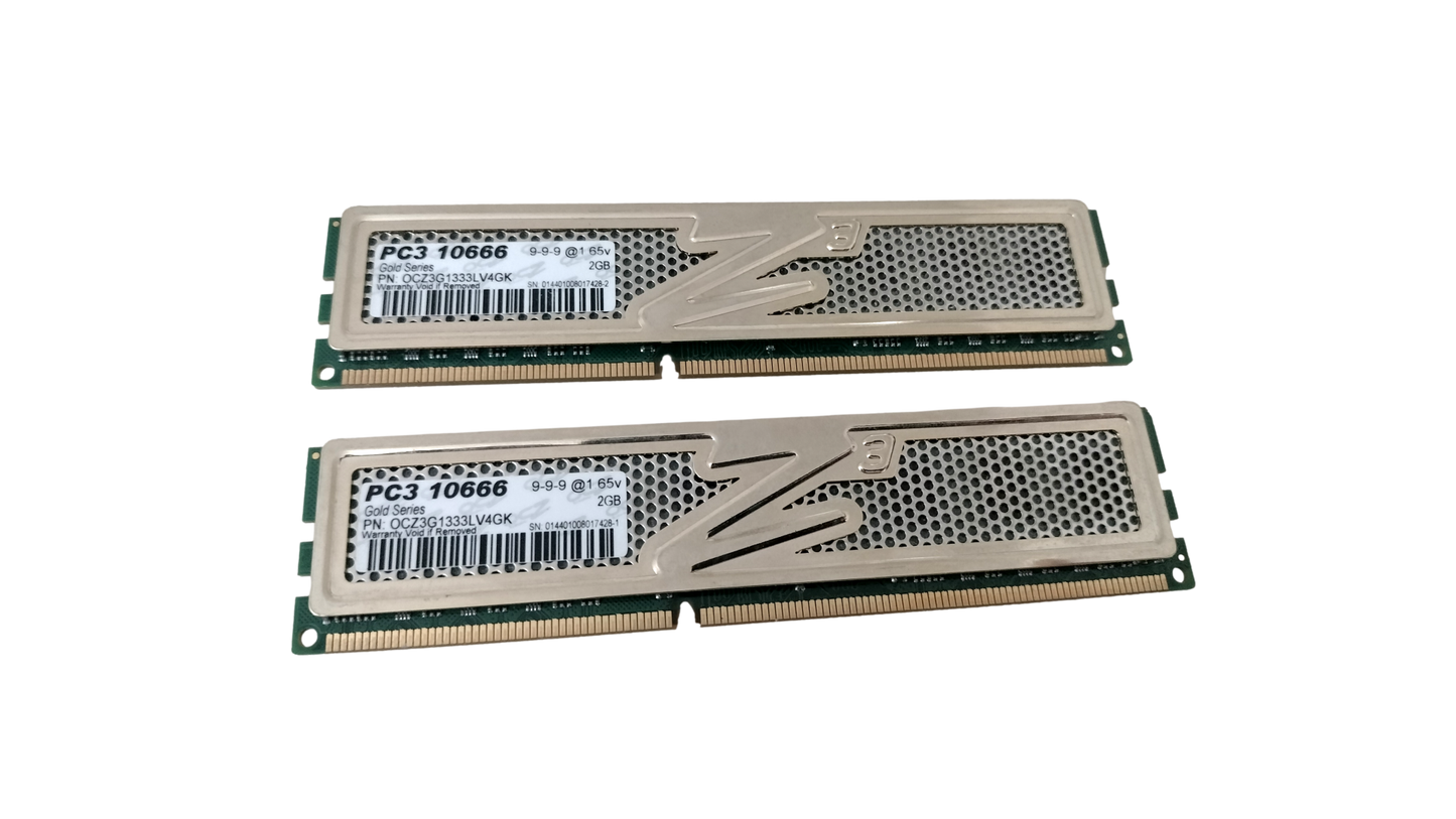 OCZ Technology 4GB(2x2GB) OCZ3G1333LV4GK PC3-10666 DDR3 1333MHz Desktop Ram