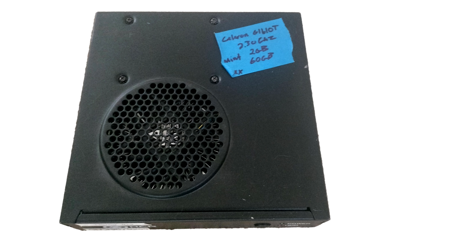 NCR Media Server Celeron G1610T 2GB 60GB SSD Linux MInt