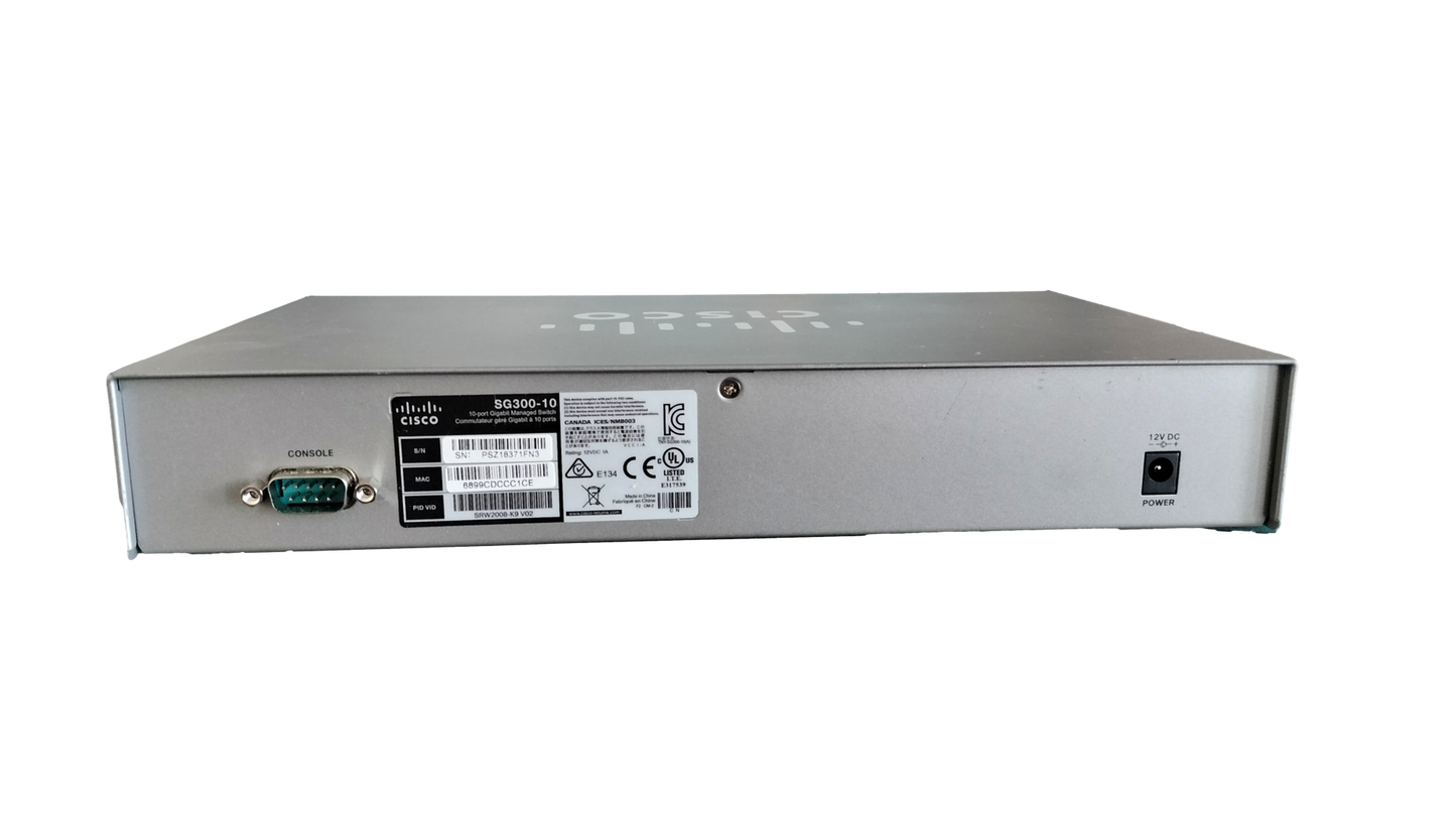 Cisco SG300-10PP 10-Port Gigabit Ethernet Switch