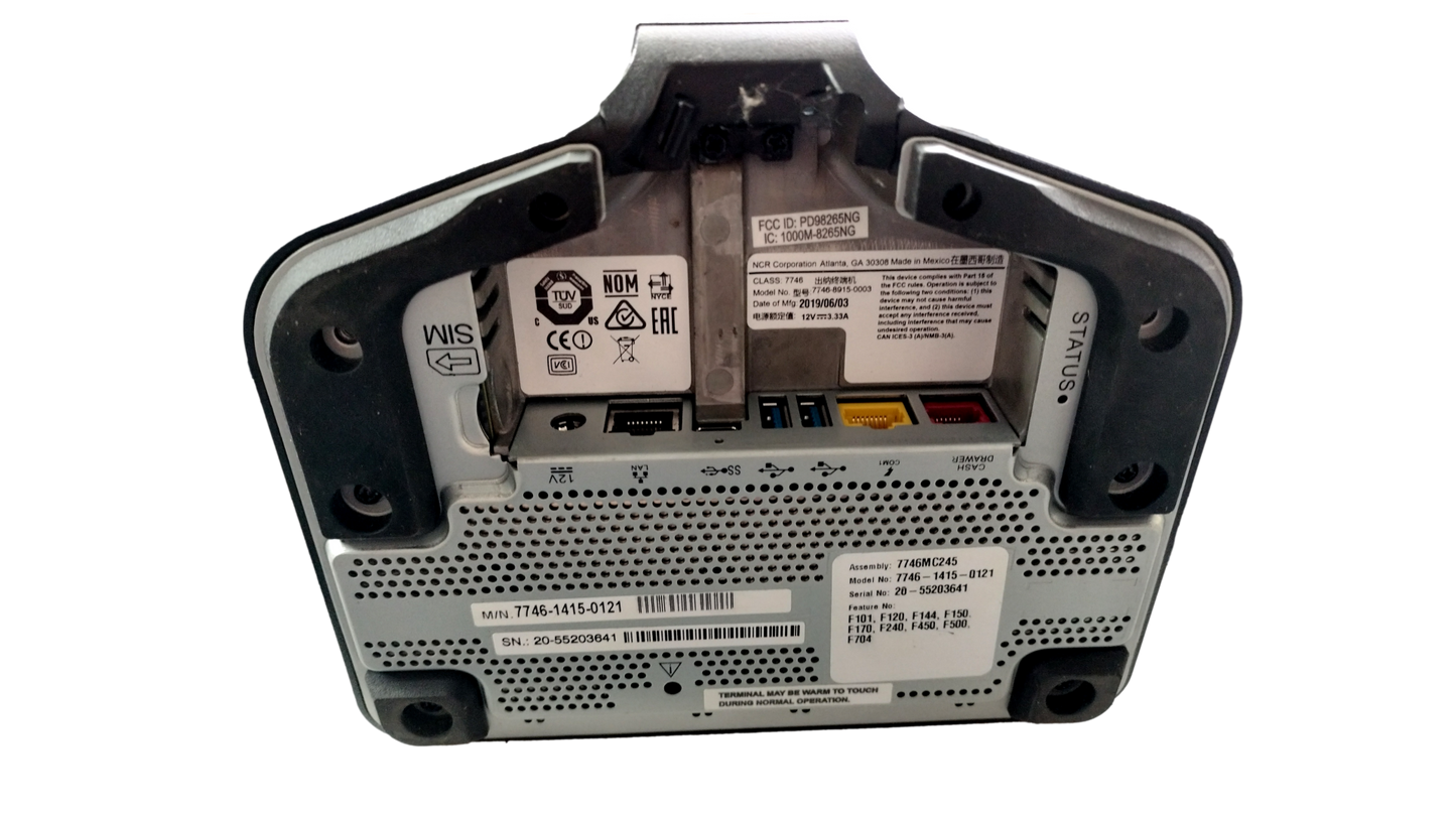 NCR PX10 Advanced POS Terminal 7746-1415-0121 15" Touch LCD Win 10