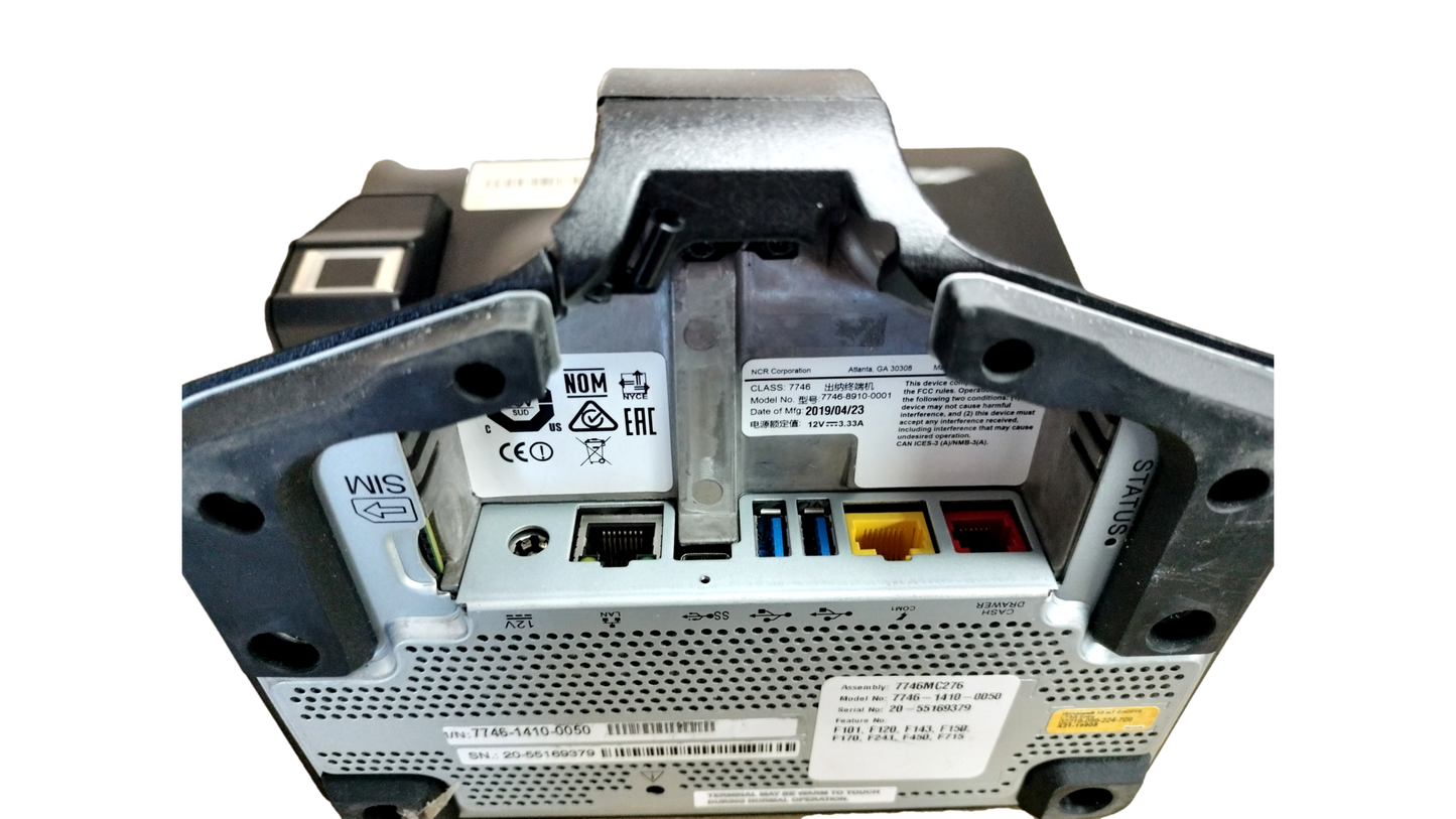 NCR PX10 32GB Advanced POS Terminal 7746-1410-0050 Touch LCD No OS