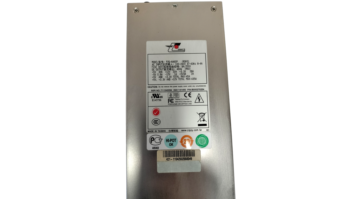 Zippy EMACS PG2-6460P 435w Power Supply