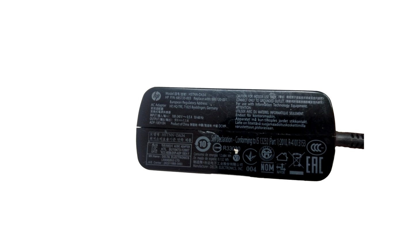 OEM HP 685735-003 HSTNN-DA34 Elitepad 900 G1 1000 G2 10W AC Adapter 686120-001