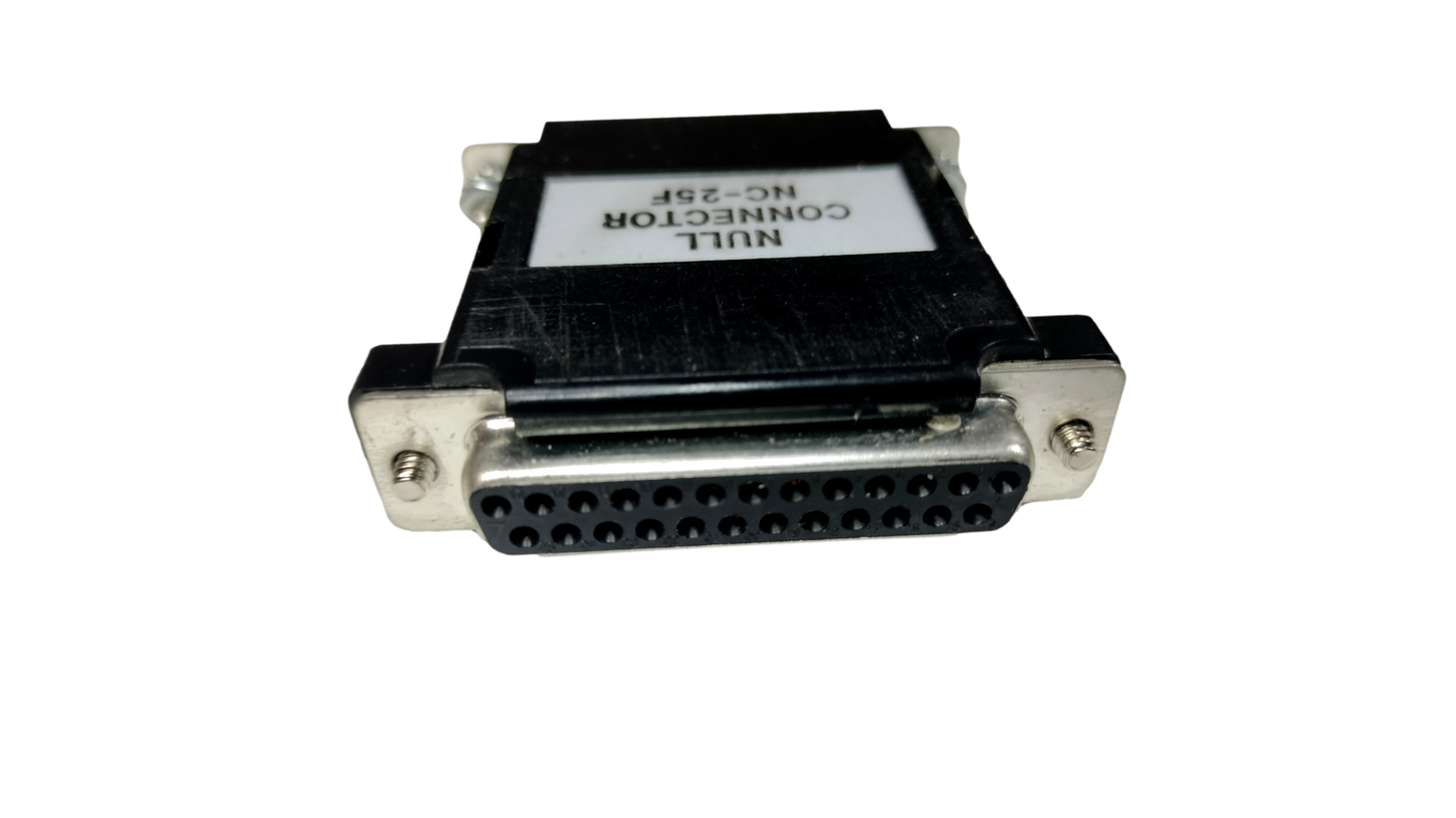 Dual DB25 Female Null Connector NC-25F
