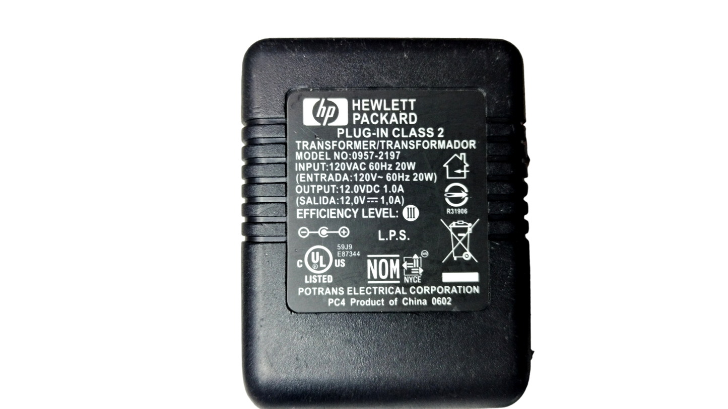 Genuine HP 0957-2297 12v 1A Power Adapter