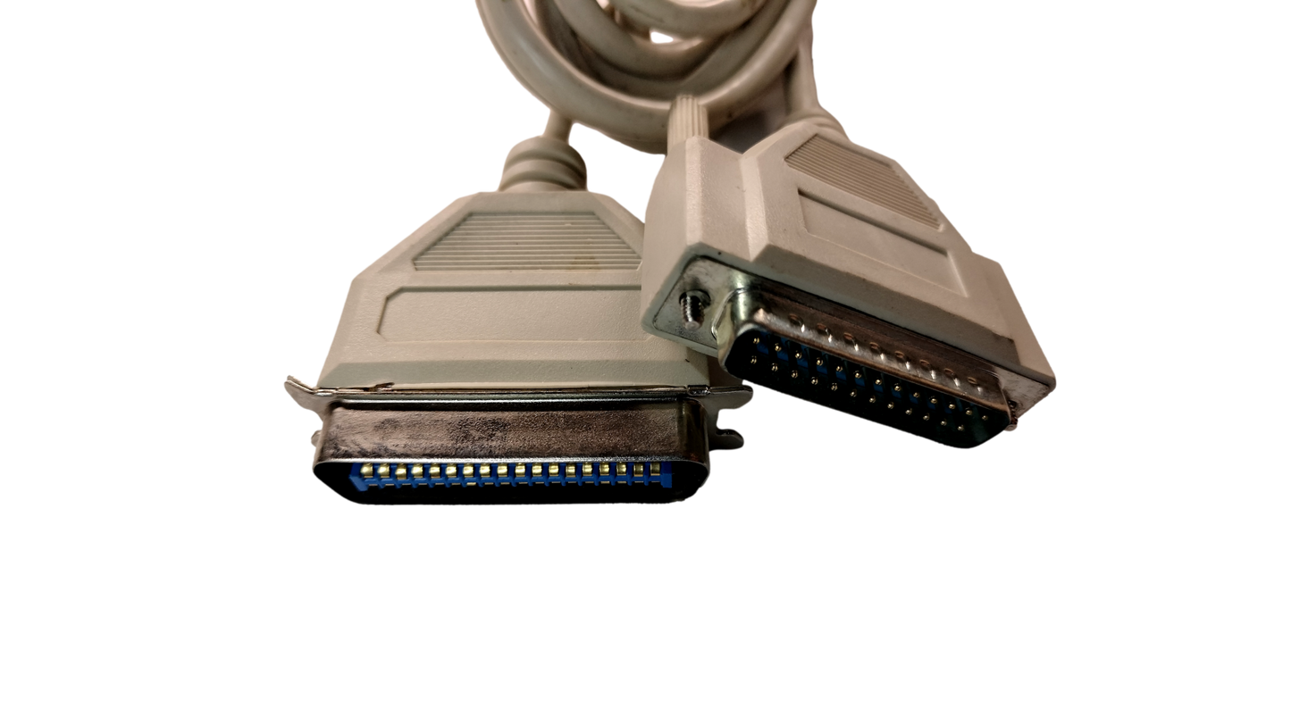 25 Pin Parallel to Centronics Printer Cable