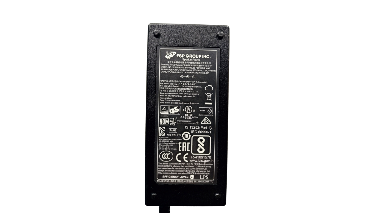 Genuine FSP FSP040-RHN2 12v 3.33a 4 Pin Switching Power Adapter