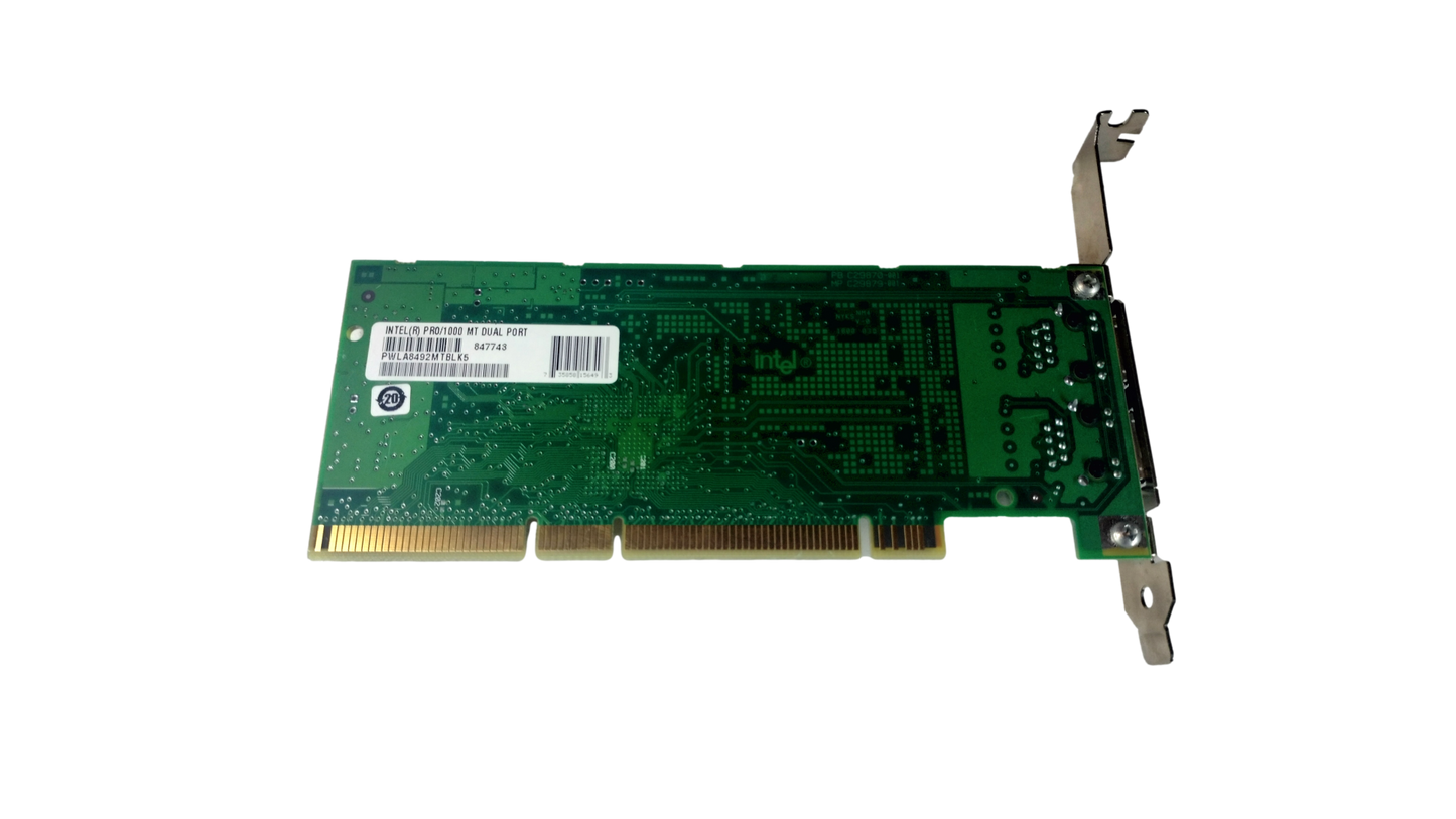 Intel PRO/1000 MT Dual Port PCI Network Adapter - PWLA8492MTBLK5
