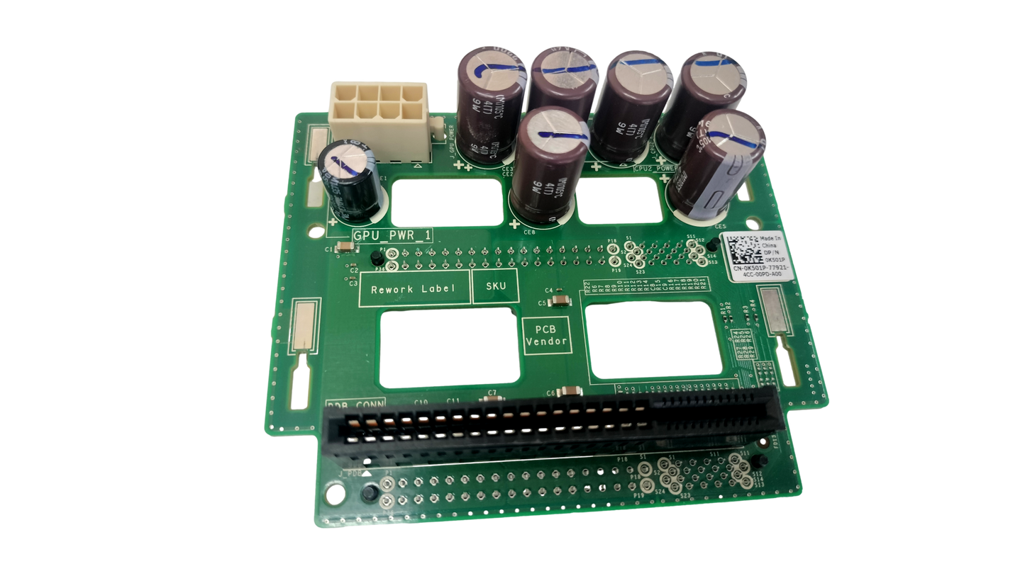 Dell Poweredge R520 Server Power Supply Backplane Board K501P