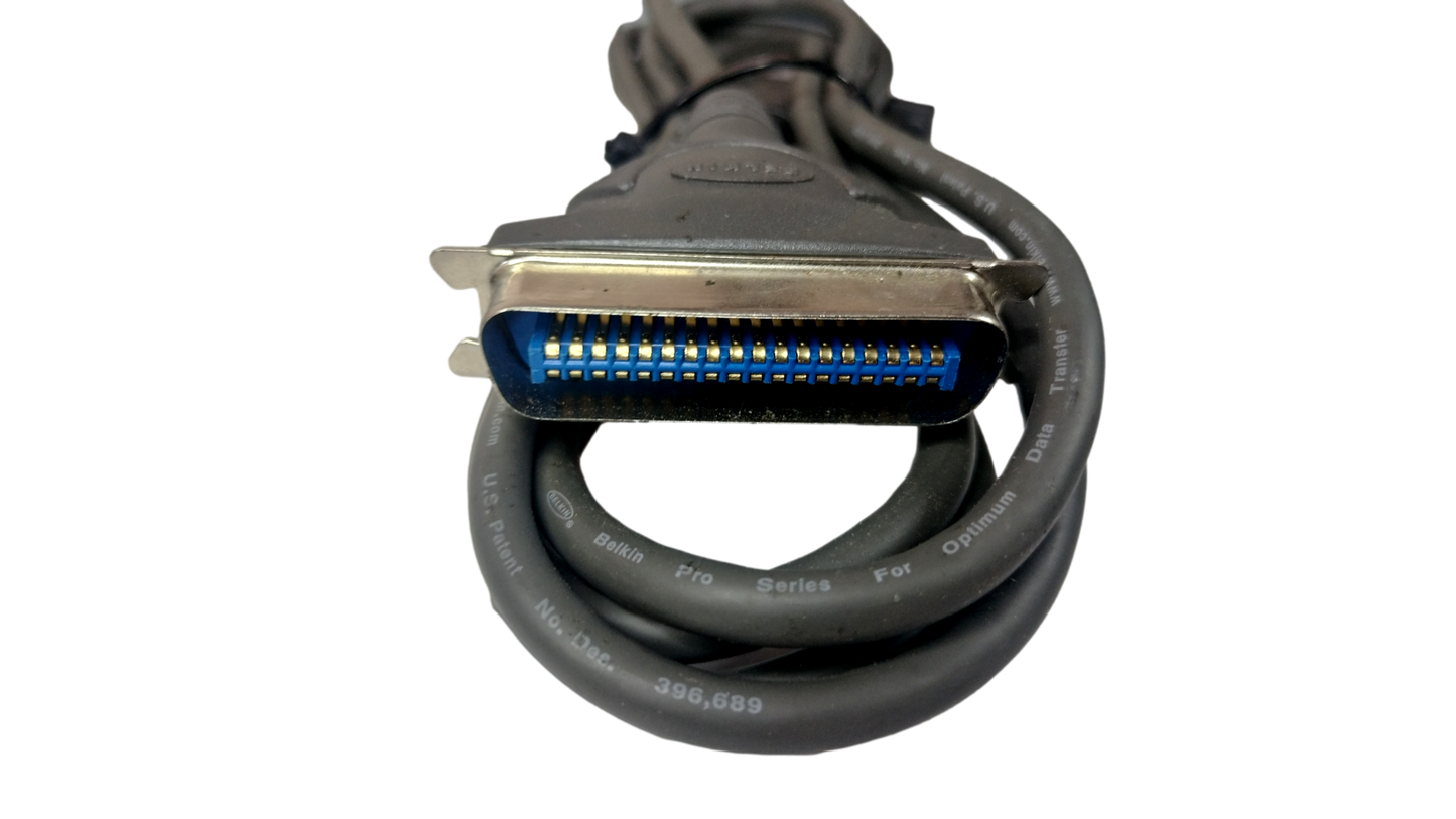 Belkin F2A036-06 6 Ft Bi-Directional Centronics to Parallel Printer Cable