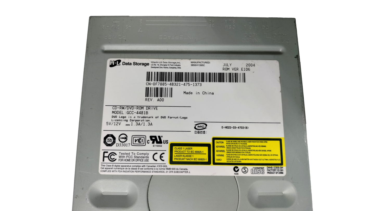 DELL GCC-4481B CD-RW/DVD-ROM IDE DRIVE F7885