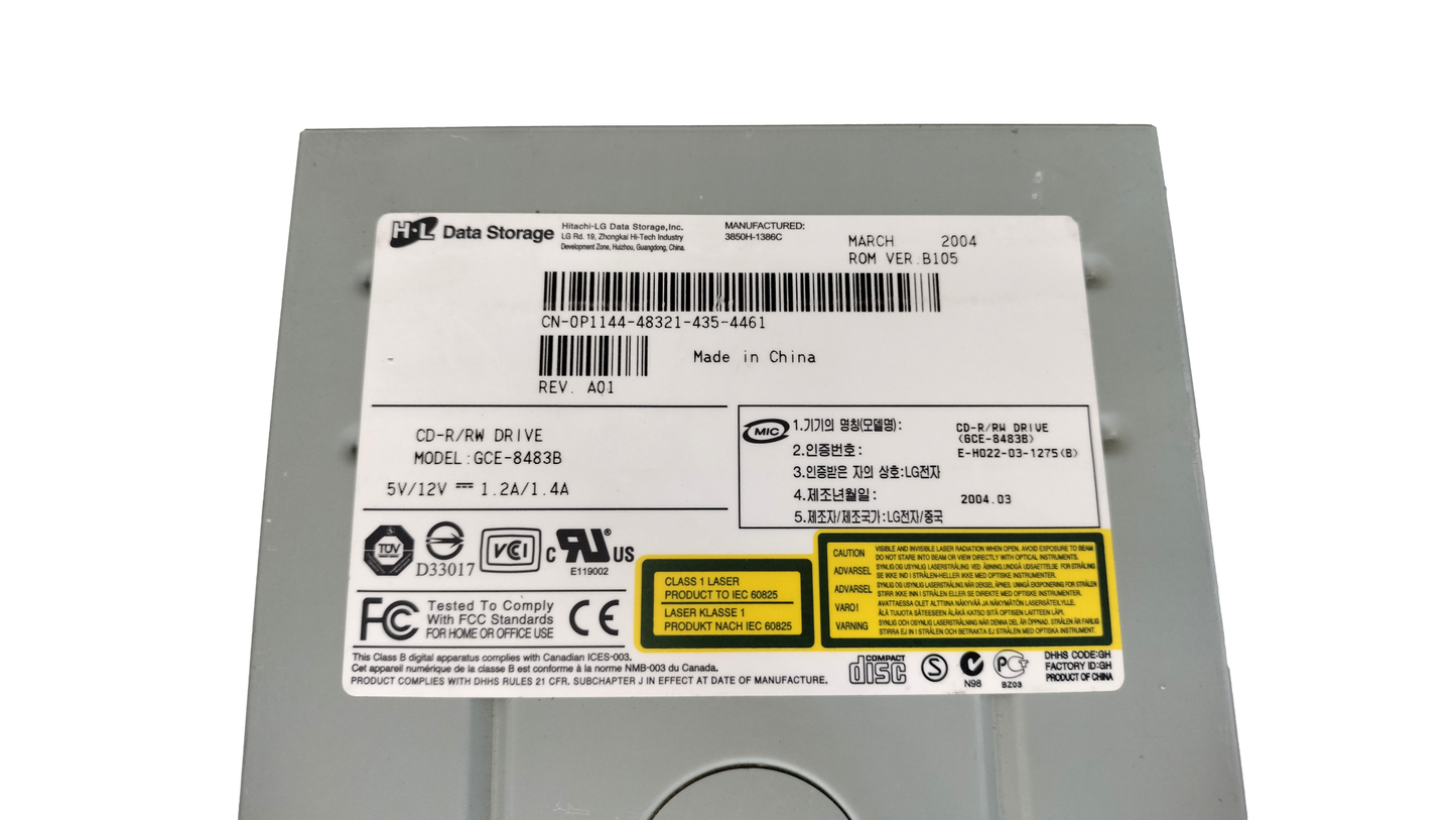 HL Data Storage GCE-8483B IDE CD-ROM/CD-R/RW Drive 0P1144