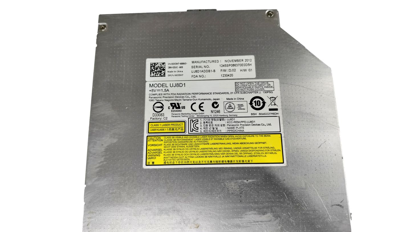 Dell Latitude E5420 SATA CD-RW DVD±RW UJ8D1 053H7 XMW3R NXMNW
