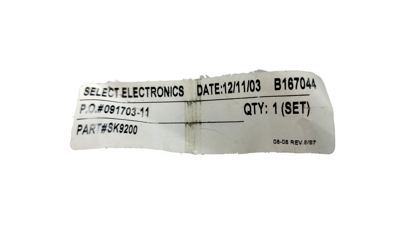 Select Electronics SK9200 Bump Bar Replacement Buttons B167044