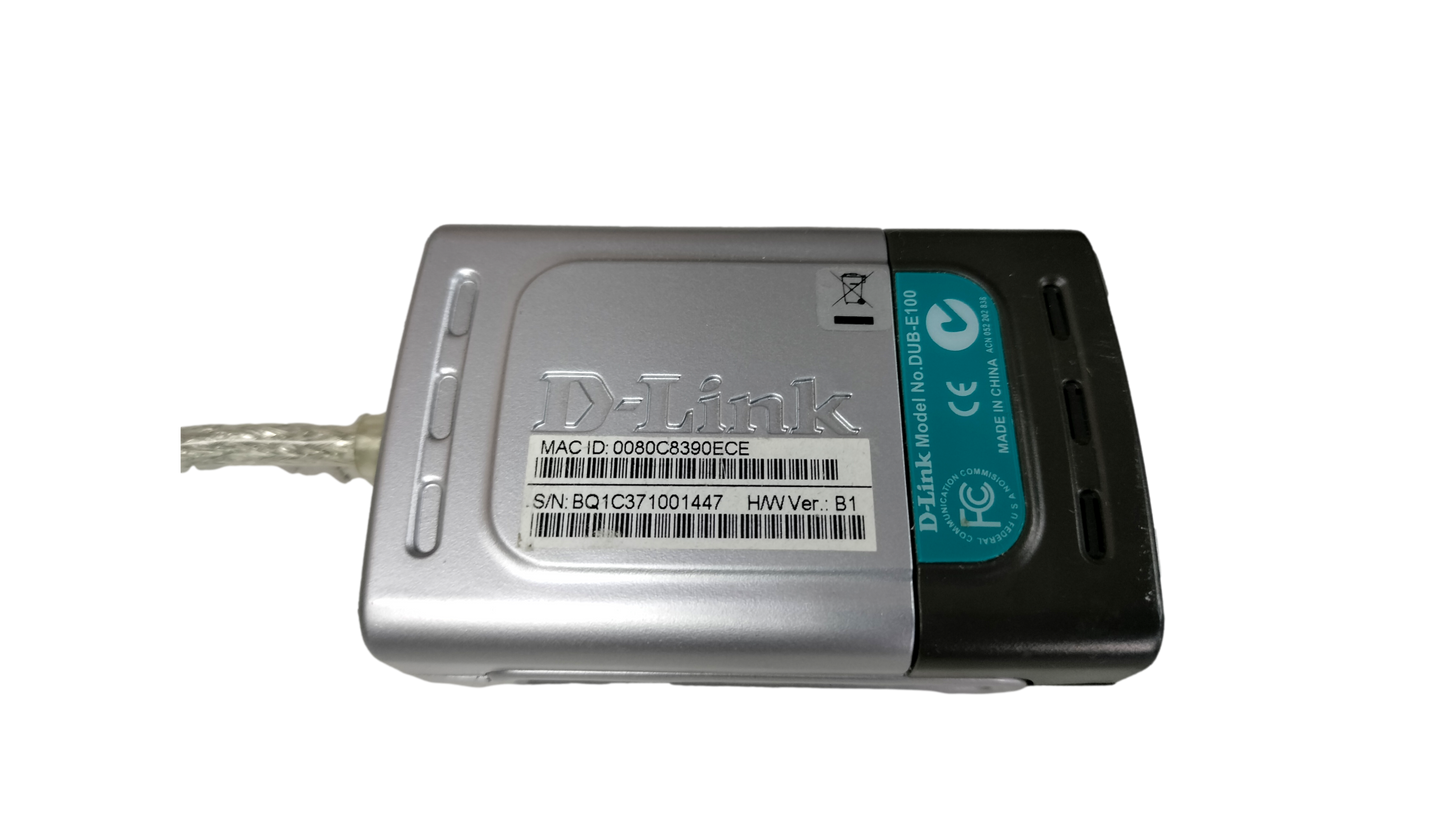 D-Link DUB-E100 USB 2.0 to 10/100 Mbps Adapter