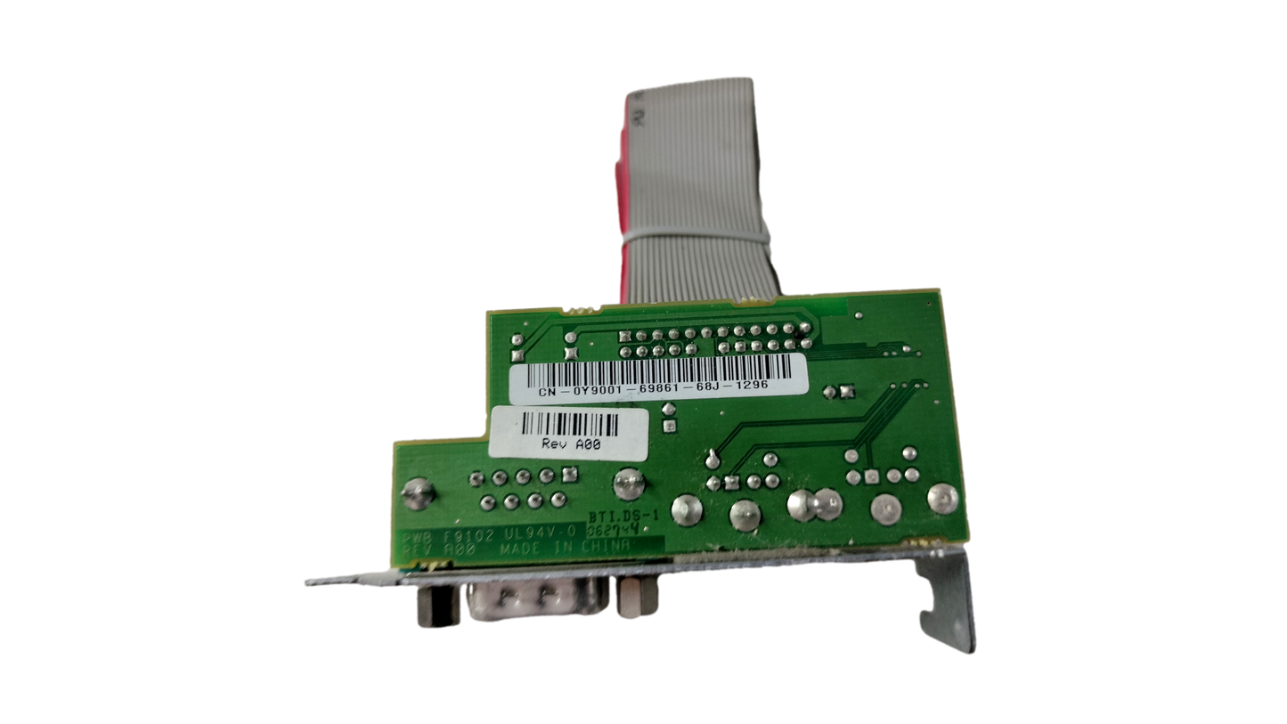 OEM Dell Y9001 Serial & PS/2 Add-in Card w/ Cable