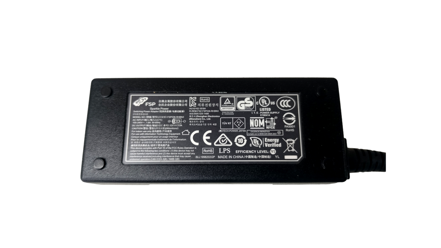 FSP Sparkle FSP036-RHBN3 36W 12V 3A 2-Pin Power Charger
