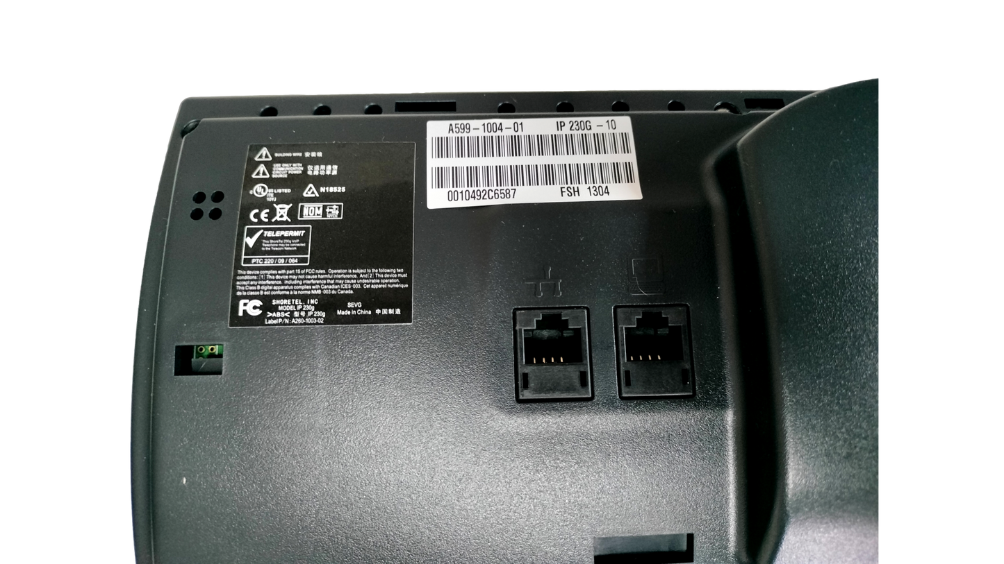 New ShoreTel IP 230G Black IP Phone Base