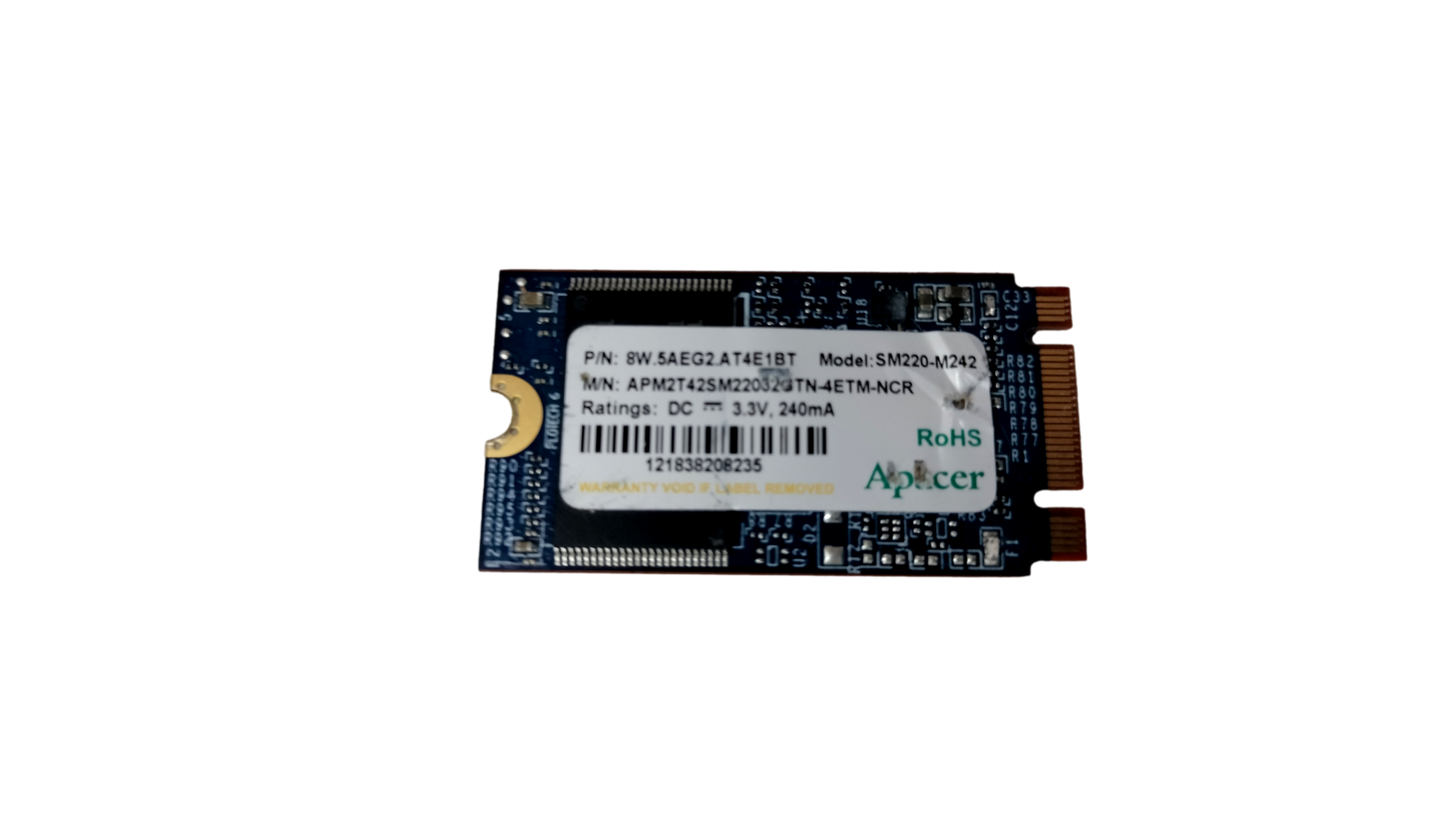 Apacer SM220-M242 30GB M.2 NVME B-Key 100%