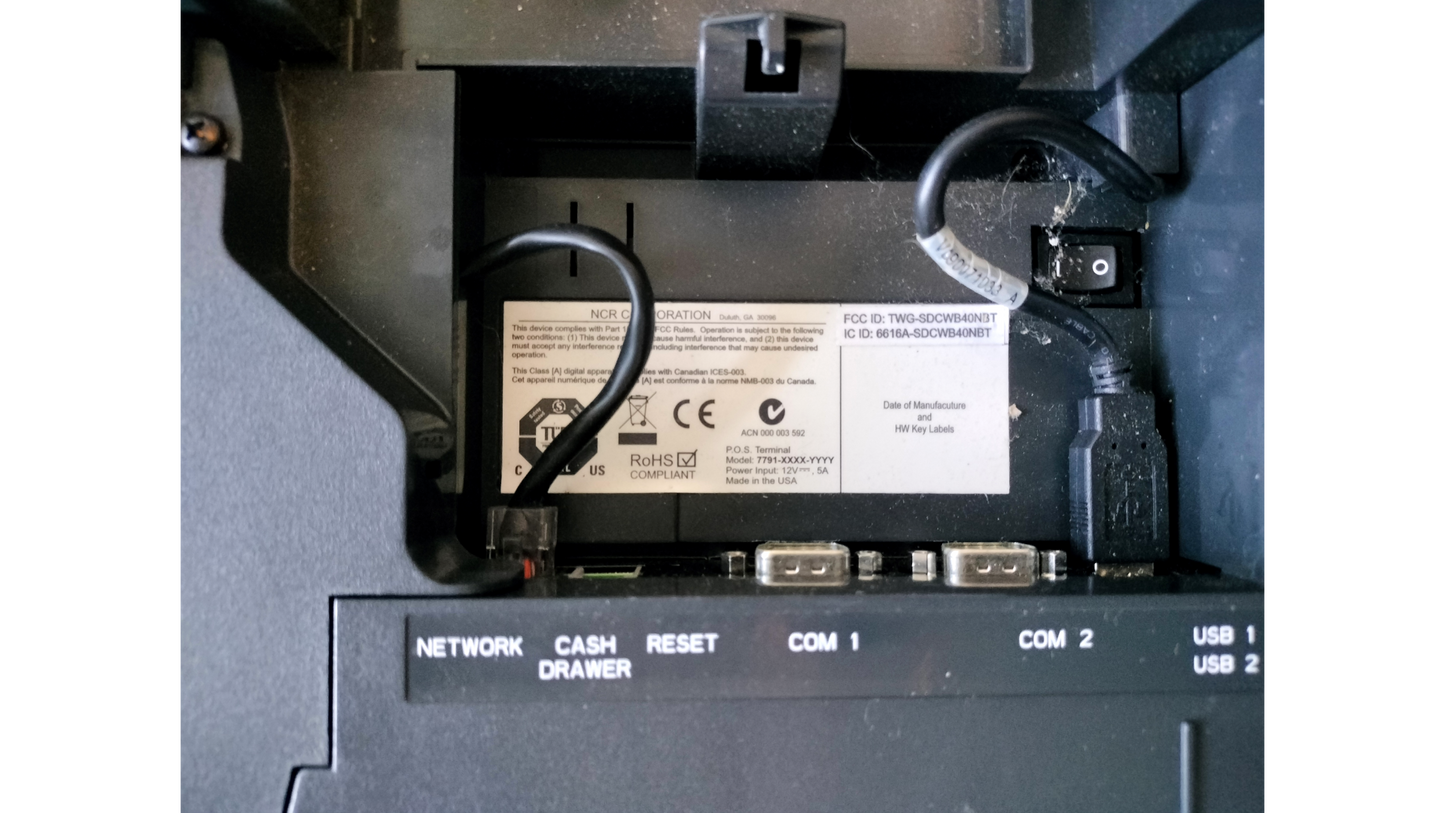 NCR 7791 POS SYSTEM 7791-1055-8801