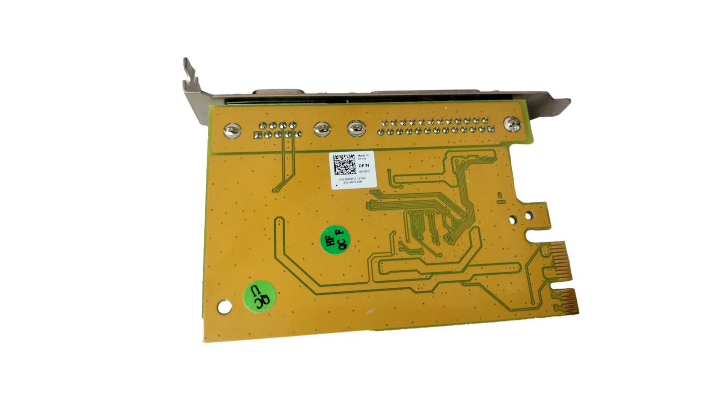 Dell Expansion Card 5R3FC Serial RS-232 (DB9) Parallel LPT (DB25) Ports