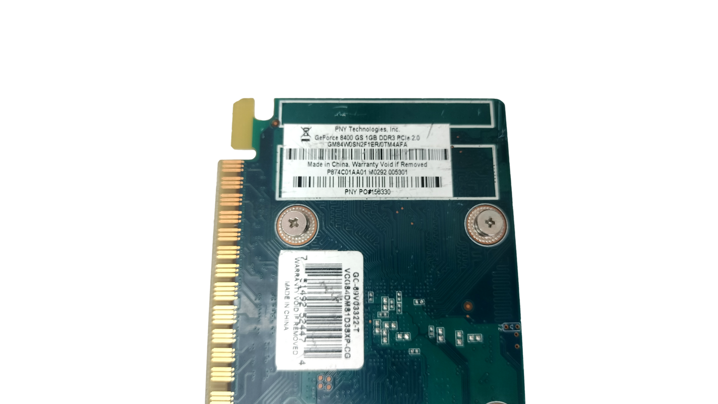 PNY NVIDIA GeForce 8400 GS 1GB DDR3 DMS-59 PCIe x16 2.0 Low Profile