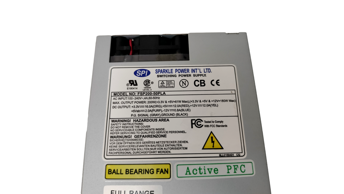 Sparkle Power Inc FSP200-50PLA 200 Watt Switching Power Supply 9PA2004224